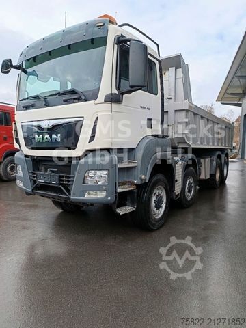 Tipper truck MAN TGS 41.480 / 8x6 / 41ton / full Steel / manual