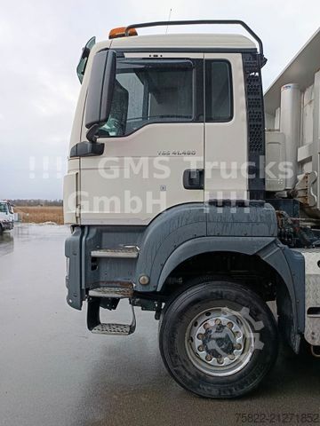 Tipper truck MAN TGS 41.480 / 8x6 / 41ton / full Steel / manual
