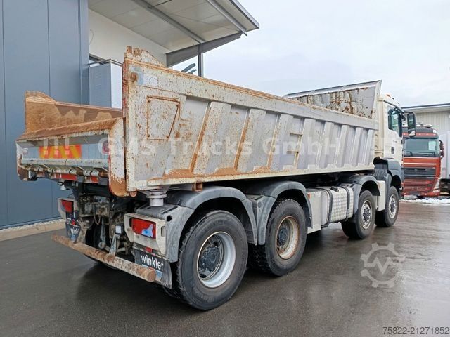 Tipper truck MAN TGS 41.480 / 8x6 / 41ton / full Steel / manual