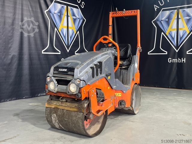 Rodillo de tambor único HAMM TANDEM WALZE / ROLLER HD 8 VV KUBOTA KNICKGELENK