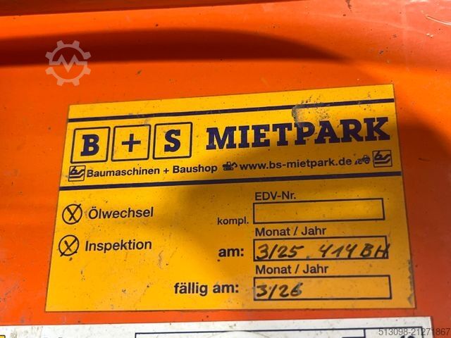 Rodillo de tambor único HAMM TANDEM WALZE / ROLLER HD 8 VV KUBOTA KNICKGELENK