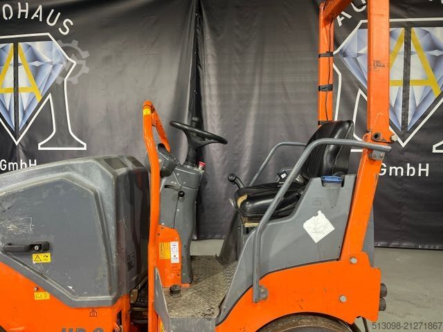 Rodillo de tambor único HAMM TANDEM WALZE / ROLLER HD 8 VV KUBOTA KNICKGELENK