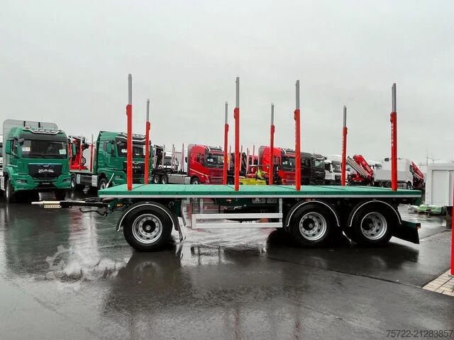 Holztransporter PAVIC HPA 27 68Z / Plattform 3-Achser  Blatt-Federung...