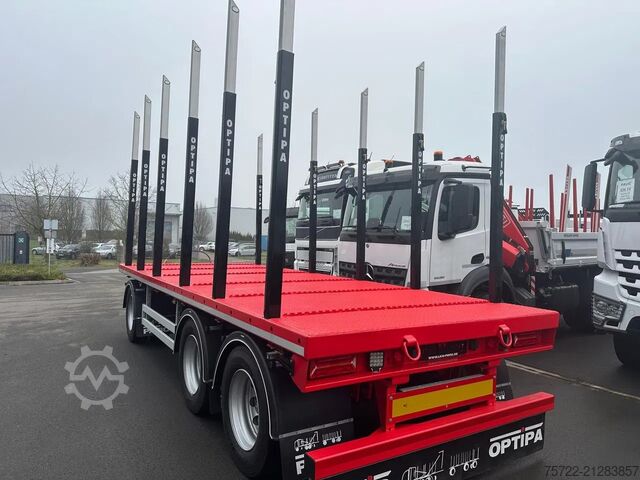Holztransporter PAVIC HPA 27 68Z / Plattform 3-Achser  Blatt-Federung...