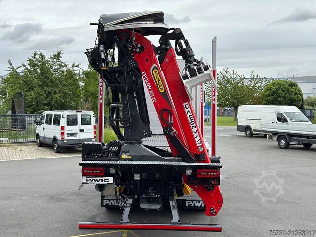 Faanyagszállító MAN TGS 33.520 6x6 BL Kurzholz Plattform Epsilon Kran