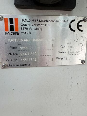 Kantlister HOLZ-HER Sprint 1329 Premium Edition 18
