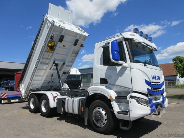 Tipvogn iveco X-Way 480 AD300XZ 6x4, Hydrodrive, Bordmatic