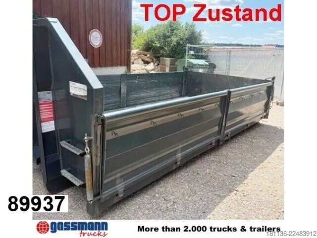 Conteneur à benne amovible  Abrollcontainer ABPR ca. 10m³, überfahrbare