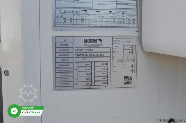Koeloplegger SCHMITZ CARGOBULL SKO FP 60 ThermoKing SLXi 300