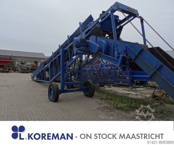 FINLAY Mobiele Transportband met Zeefmachine