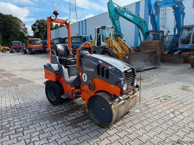 Enkelvoudige trommelwals HAMM HD10 C VT Kombiwalze neues Modell