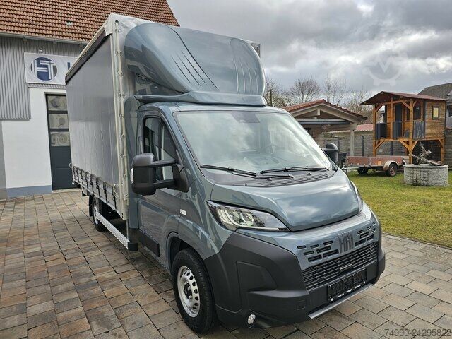 Curtain sider van Fiat Ducato 35 MAXI 180 Pritsche Plane LBW BÄR AHK