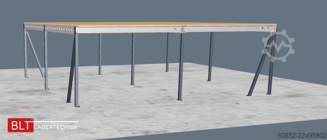 πλατφόρμα αποθήκευσης 10x10m Lagerbühne , Belastung : 500kg/qm Unterkante: 3m ,ca. 100qm , Systembühne