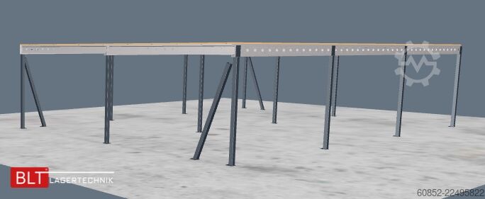 πλατφόρμα αποθήκευσης 10x15m Lagerbühne , Belastung : 500kg/qm Unterkante: 3,0m , ca. 150qm Systembühne