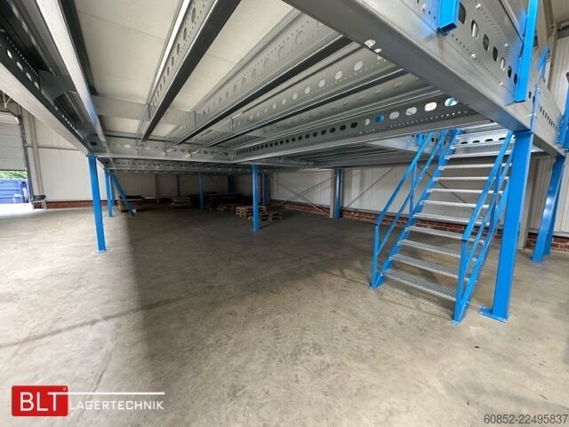 πλατφόρμα αποθήκευσης 10x15m Lagerbühne , Belastung : 500kg/qm Unterkante: 2,5m ,ca. 150qm Systembühne