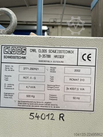 Robotlasinstallatie Cloos ROMAT 310