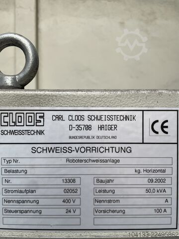Robotlasinstallatie Cloos ROMAT 310