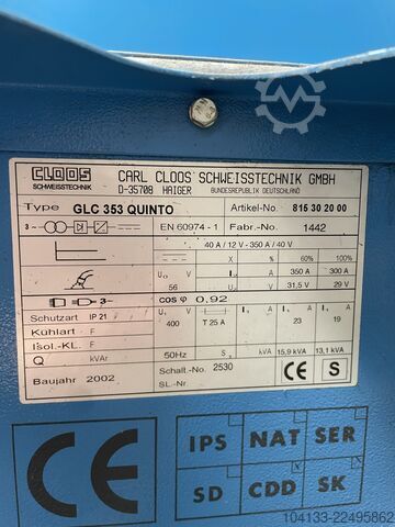 Robotlasinstallatie Cloos ROMAT 310