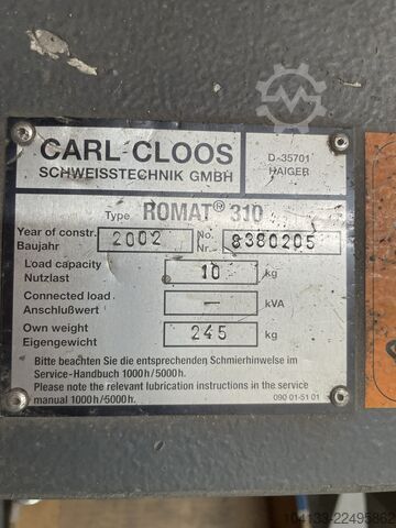 Robotlasinstallatie Cloos ROMAT 310