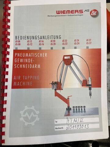 Pneumatic thread tapping arm Wiemers AT 12 II