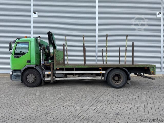 Open laadbak Renault HD260-20 PR OPEN LAADBAK MET HMF853 KRAAN / BLA...