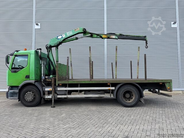 Open laadbak Renault HD260-20 PR OPEN LAADBAK MET HMF853 KRAAN / BLA...