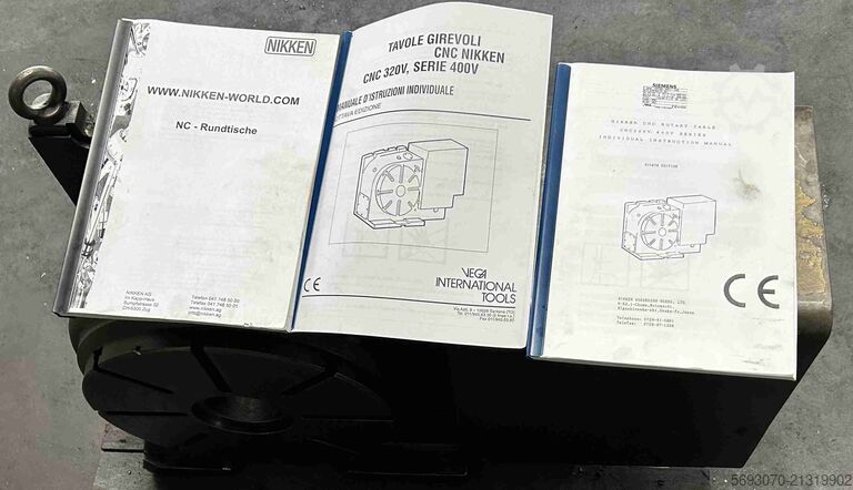 NIKKEN CNC-draaitafel CNC 320V NIKKEN CNC-Rundtisch CNC 320V, Serie 400V