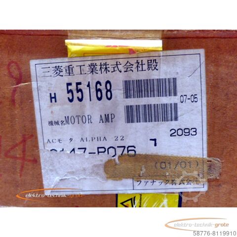 Jednostka sterująca Fanuc A06B-0147-B076 AC Servo Motor - ! -