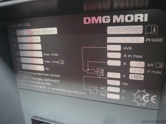 Fresadora Deckel Maho DMG FP4M Special Edition Neuwertig