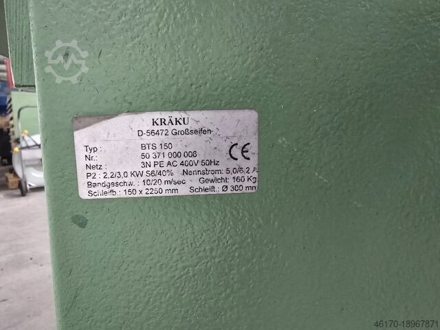 Bandschuurmachine Kraku BTS 150