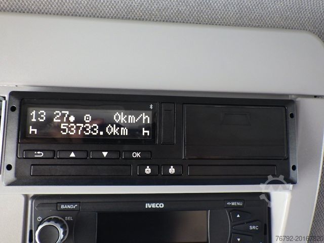 Vrachtwagen met bakwagen IVECO ML 75 E 21 P Koffer 7,25m/Aufstiegstreppe/Klima