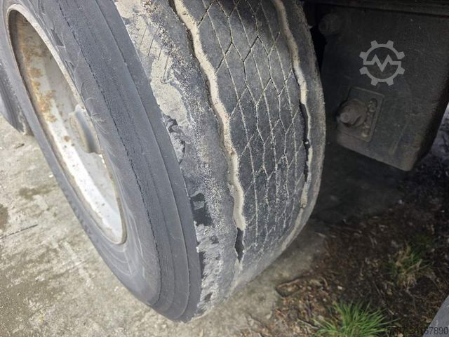 Otevřený návěs s plachtou KRONE Gardine Standard, Plaettenkasten, Liftachse