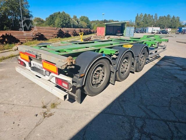 Ladskifteanhænger WIELTON Vario Containerchassis, Reifendruckkontrolle