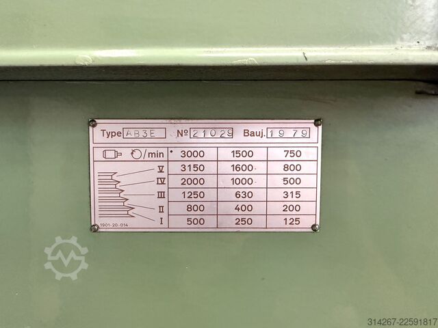 Upright drilling machine Alzmetall AB3-E
