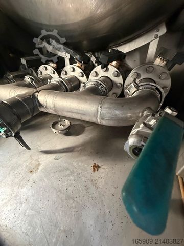 Tanker yarı römork SCHRADER D/NRW/0341, Edelstahl 5 x 5000Liter