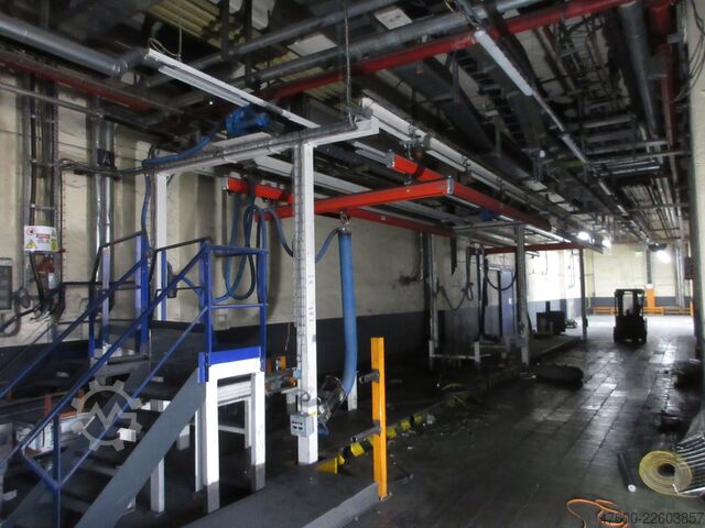 Crane Crane Crane Crane Crane Crane Runway Demag Portalkran KBK2 + Saugheber 2x50KG Vacuumpumpe 2x 50KG  + Stahlbau 18,2x3m
