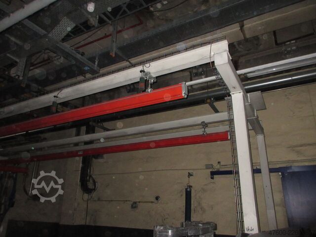 Crane Crane Crane Crane Crane Crane Runway Demag Portalkran KBK2 + Saugheber 2x50KG Vacuumpumpe 2x 50KG  + Stahlbau 18,2x3m