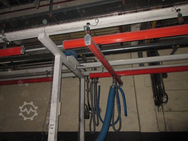 Crane Crane Crane Crane Crane Crane Runway Demag Portalkran KBK2 + Saugheber 2x50KG Vacuumpumpe 2x 50KG  + Stahlbau 18,2x3m