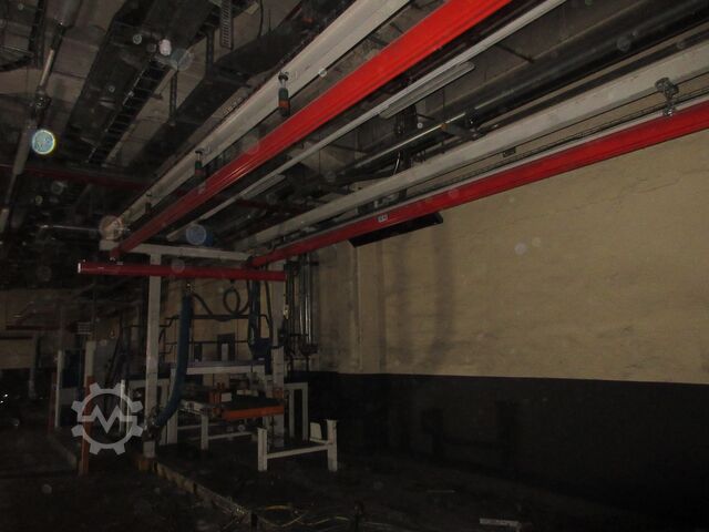 Crane Crane Crane Crane Crane Crane Runway Demag Portalkran KBK2 + Saugheber 2x50KG Vacuumpumpe 2x 50KG  + Stahlbau 18,2x3m