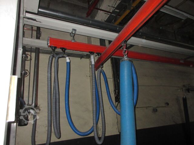 Crane Crane Crane Crane Crane Crane Runway Demag Portalkran KBK2 + Saugheber 2x50KG Vacuumpumpe 2x 50KG  + Stahlbau 18,2x3m