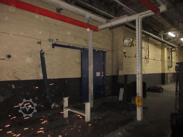 Crane Crane Crane Crane Crane Crane Runway Demag Portalkran KBK2 + Saugheber 2x50KG Vacuumpumpe 2x 50KG  + Stahlbau 18,2x3m