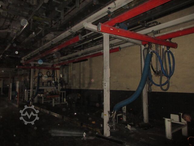 Crane Crane Crane Crane Crane Crane Runway Demag Portalkran KBK2 + Saugheber 2x50KG Vacuumpumpe 2x 50KG  + Stahlbau 18,2x3m