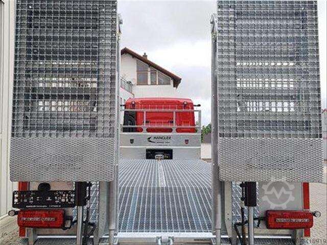 Wisselsysteem Hangler LKW Tieflade Liftmaster Aufbau für 4 Achs LKW Fahrgestell zum Transport von Arbeitsbühnen