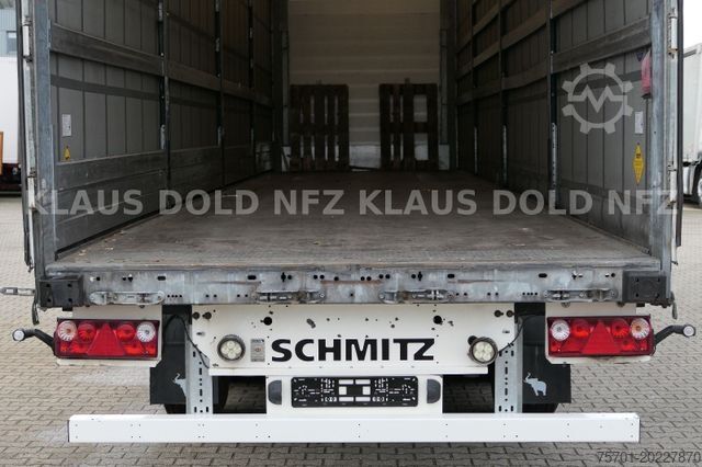Naczepa otwarta z plandeką SCHMITZ CARGOBULL SCB S3T HUBDACH  Edscha XL Code Liftachse