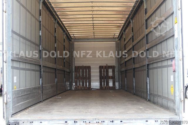 Naczepa otwarta z plandeką SCHMITZ CARGOBULL SCB S3T HUBDACH  Edscha XL Code Liftachse