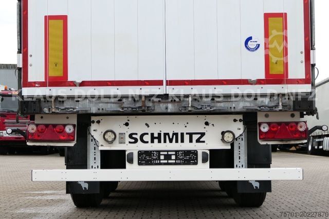 Naczepa otwarta z plandeką SCHMITZ CARGOBULL SCB S3T HUBDACH  Edscha XL Code Liftachse