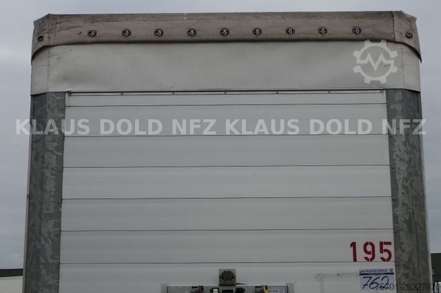 Naczepa otwarta z plandeką SCHMITZ CARGOBULL SCB S3T HUBDACH  Edscha XL Code Liftachse