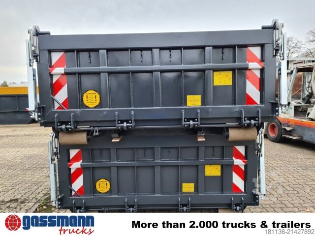 Krogcontainer  Abrollcontainer mit Klappe ca. 11m³, überfahrbar