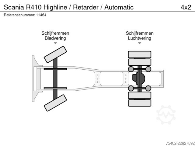 Standard-SZM Scania R410 Highline / Retarder / Automatic