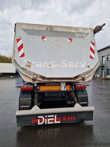 Semi-reboque basculante SCHWARZMÜLLER Stahlmulde HARDOX 28 m³